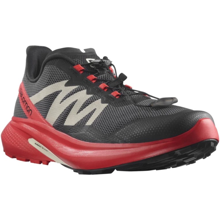 Tenis Para Trail Running Salomon Hypulse Hombre Negros Rojos | MX QADH597